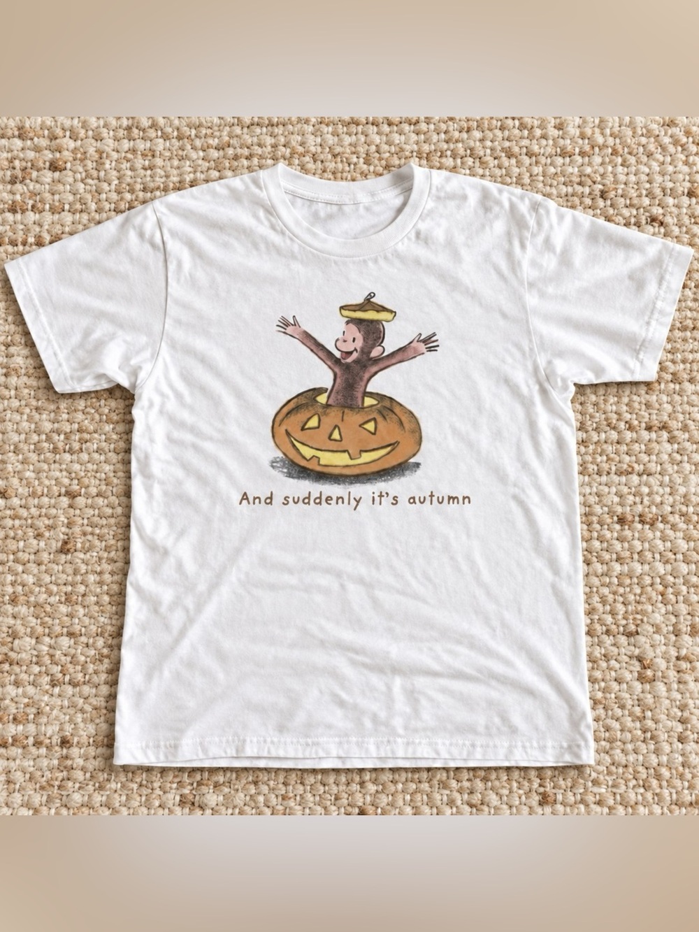 Graphic Short Sleeve Tee in White